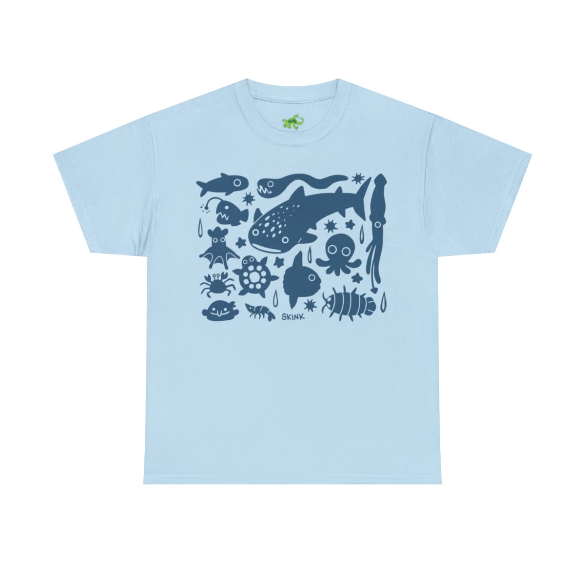 Deep Sea Creatures T-Shirt - LimeSkink
