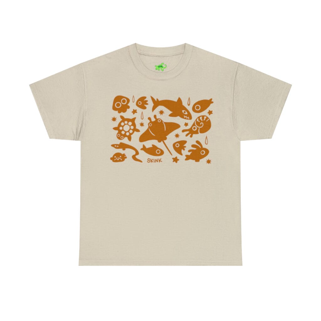 Sea Creatures T-Shirt - LimeSkink